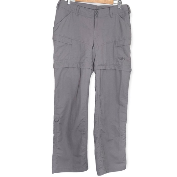 The North Face Gray Paramount Valley Convertible Hiking Pants Women's Size 12 - Picture 7 of 7